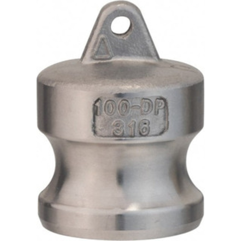 Value Collection 4 Cam & Groove Dust Plug for Use with Couplers Part DP, Stainless Steel, 400 Max psi, for Suction & Discharge Hose WS-HF-CAM-092 – 44797553