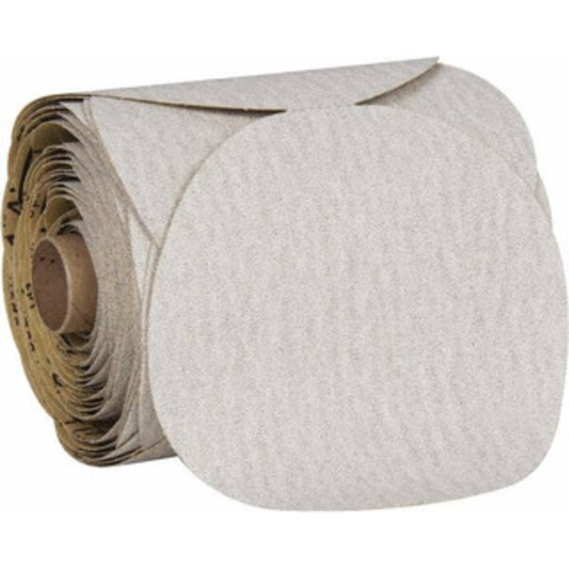3M 5 Diam, 80 Grit Aluminum Oxide Adhesive PSA Disc Medium Grade, Brown, Cloth Backing, Flexible, Use with Random Orbital Sanders 7010326272 – 52945706