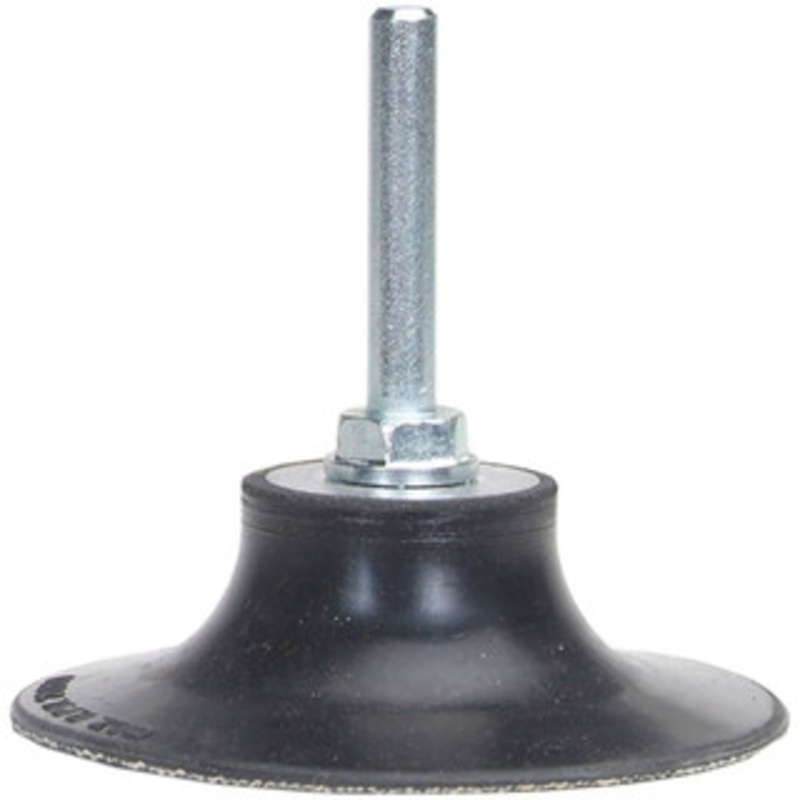 Merit Abrasives 2 Diam Quick-Change Type S Disc Backing Pad 1/4 Shank Diam, Hard Density, 30,000 RPM, PowerLock Holder Compatible 08834164624 – 09607953