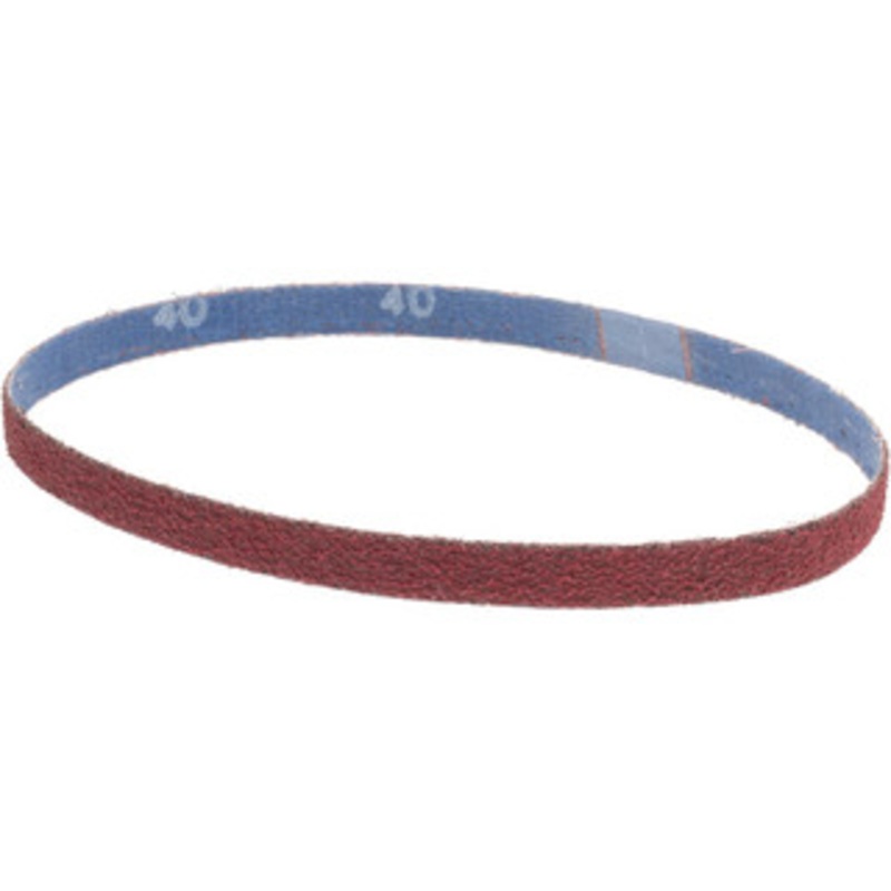 Norton 1/2 Wide x 18 OAL, 40 Grit, Ceramic Abrasive Belt Ceramic, Coarse, Coated 78072766018 – 40839565