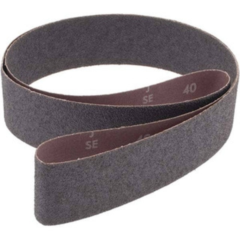 Norton 2 Wide x 60 OAL, 40 Grit, Aluminum Oxide Abrasive Belt Aluminum Oxide, Coarse, Coated, X Weighted Cloth Backing, Series R228 78072721300 – 56552672
