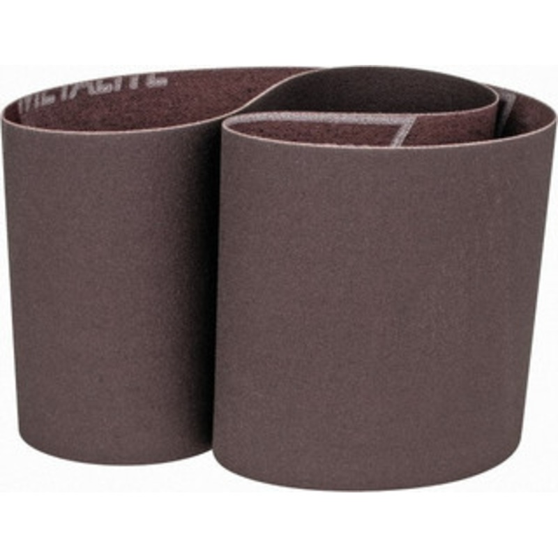 Norton 3 Wide x 18 OAL, 320 Grit, Aluminum Oxide Abrasive Belt Aluminum Oxide, Extra Fine, Coated, Series R228 78072724514 – 82103862