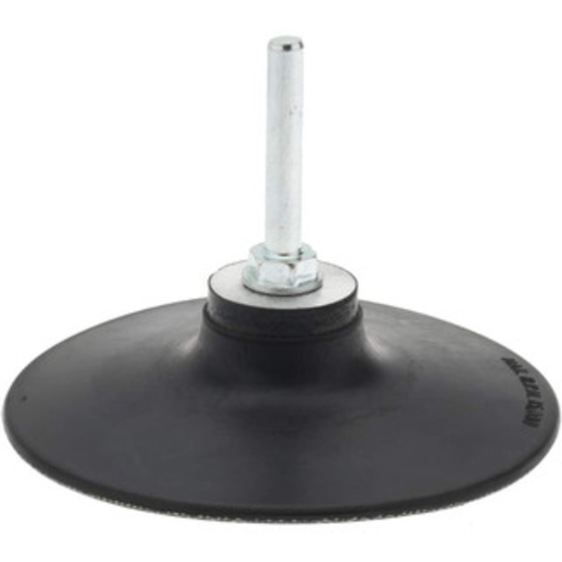 Norton 4 Diam Quick-Change Type S Disc Backing Pad 1/4 Shank Diam, Medium Density, 12,000 RPM, Speed-Lok TS Compatible 63642543232 – 05903158