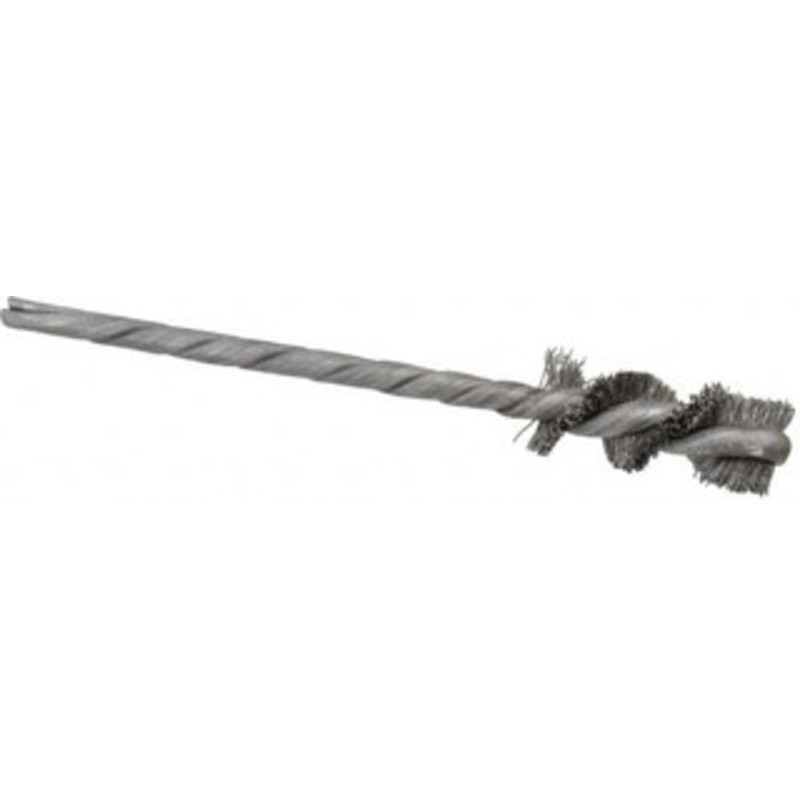 Osborn 3/8 Diam Helical Steel Tube Brush 0.008 Filament Diam, 1 Brush Length, 3-1/2 OAL, 1/8 Diam Shank 0003602300 – 03262193
