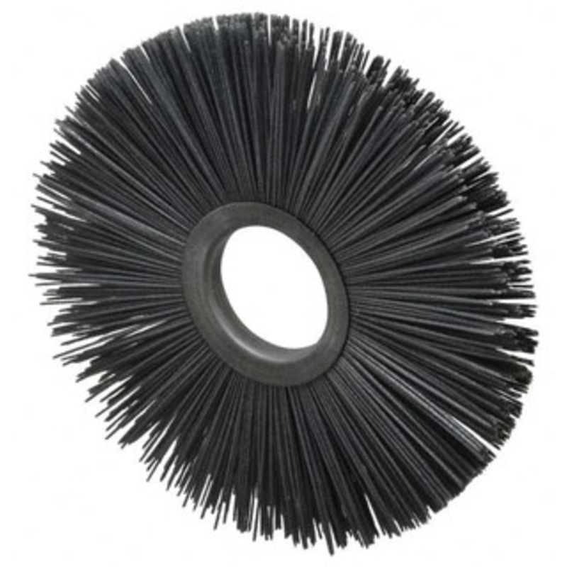 Osborn 8 OD, 2 Arbor Hole, Crimped Nylon Wheel Brush 1/2 Face Width, 2-5/8 Trim Length, 5,500 RPM 0002050500 – 06081400