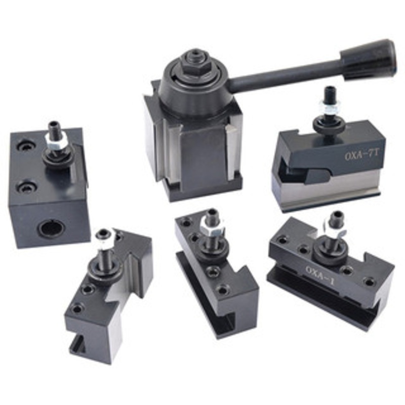 Precise 6 Piece OXA Series Mini Quick Change Tool Post & Holder Set – 3900-5101