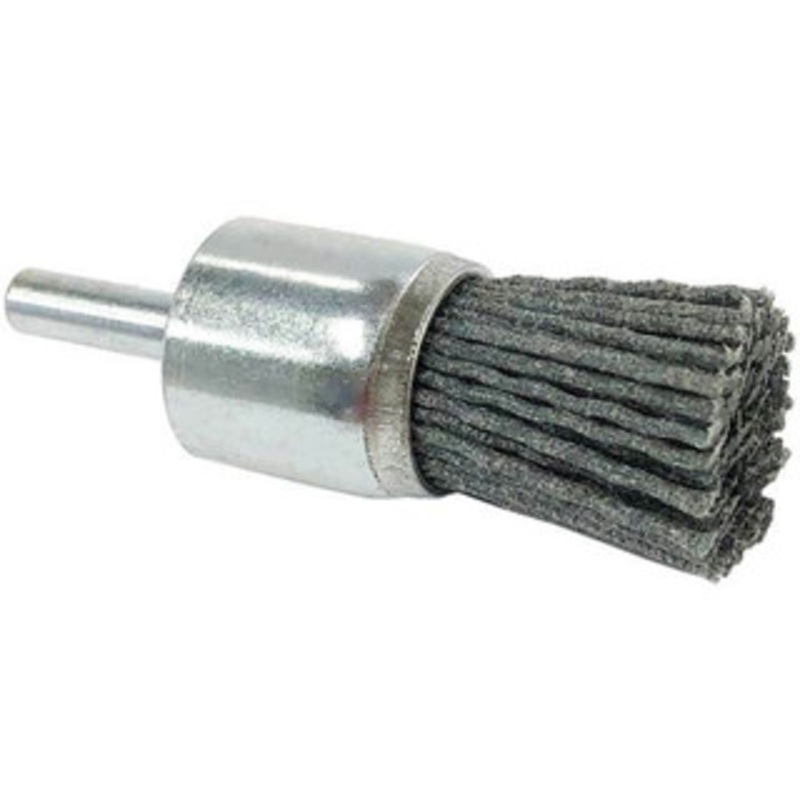 Value Collection 1 Diam Nylon End Brush 1/4 Shank Diam, 18,000 Max RPM 3402506590-1 – 82410457