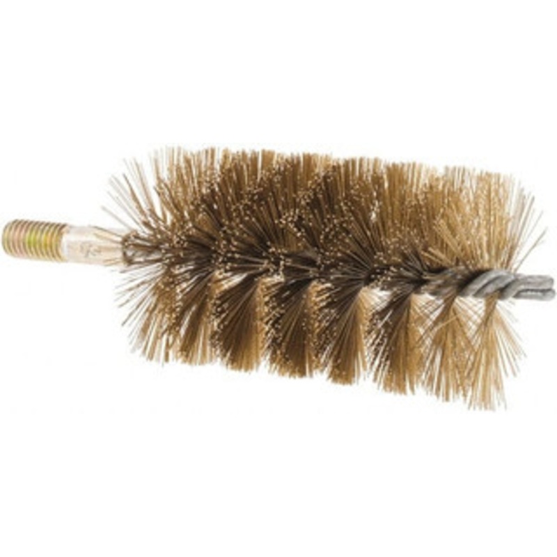 Value Collection 2-1/2 Diam Helical Brass Tube Brush 0.014 Filament Diam, 4-1/4 Brush Length, 7-1/2 OAL, 1/2-12 Male Shank 83100047 – 04662250