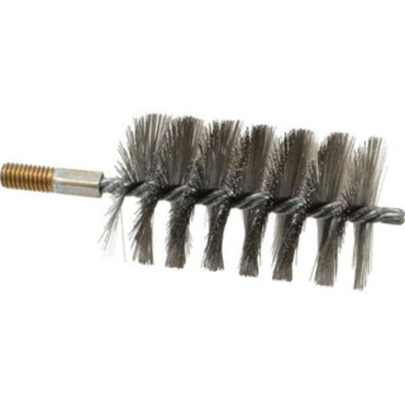 Value Collection 2-3/4 Diam Helical Stainless Steel Tube Brush 0.014 Filament Diam, 4-1/4 Brush Length, 7-1/2 OAL, 1/2-12 Male Shank 83100054 – 04662433