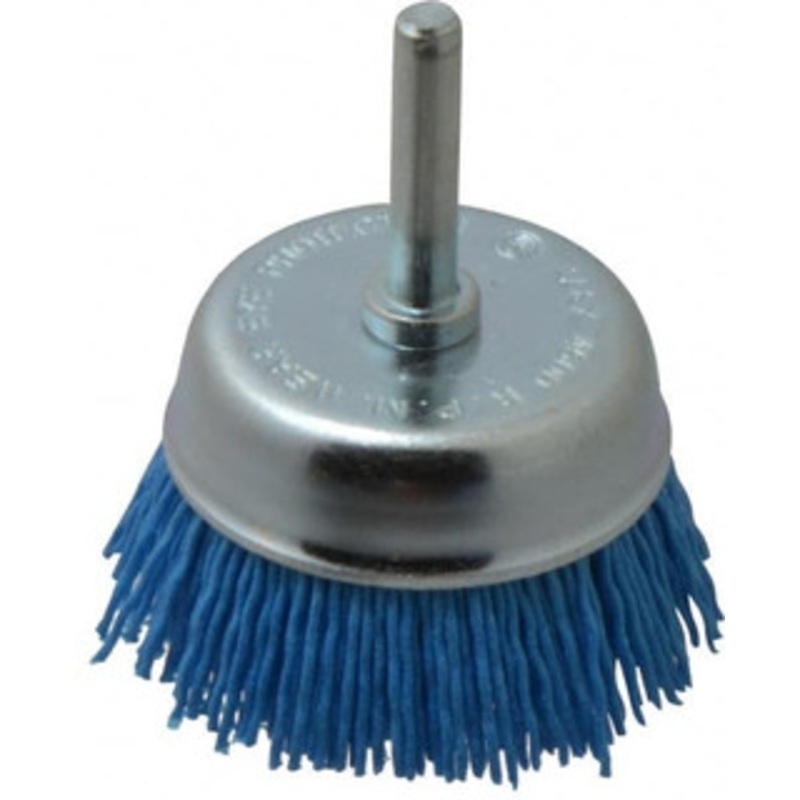 Value Collection 2 Diam 1/4 Threaded Arbor Nylon Fill Cup Brush Straight Wire, 4,500 Max RPM 3605006555-1 – 82410408