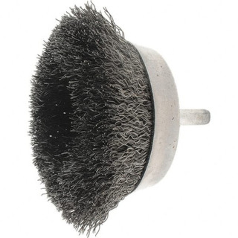 Weiler Abrasives 2-3/4 Diam Steel Fill Cup Brush Crimped Wire, 0.0118 Wire Diam, 7/8 Trim, 4,500 Max RPM 93506 – 64705411