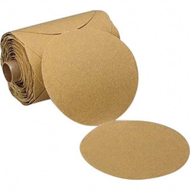 3M 5 Diam, 150 Grit Aluminum Oxide Adhesive PSA Disc Very Fine Grade, Yellow, C Weighted Backing, Flexible, Use with Random Orbital Sanders 7000119538 – 85414704