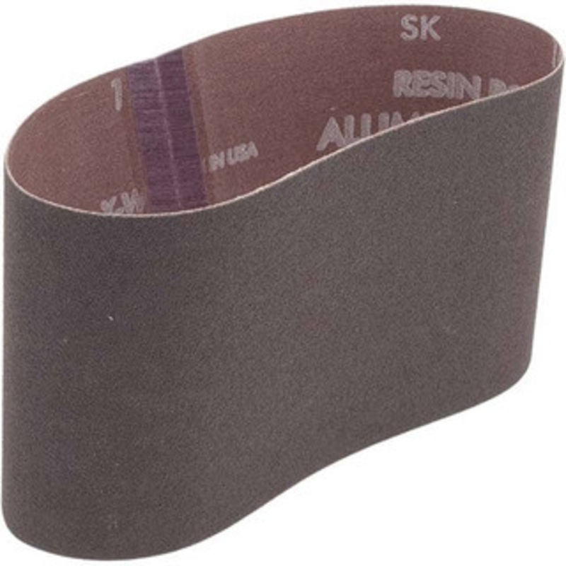 Norton 3-1/2 Wide x 15-1/2 OAL, 100 Grit, Aluminum Oxide Abrasive Belt Aluminum Oxide, Fine, Coated, Series R228 78072768000 – 82114760