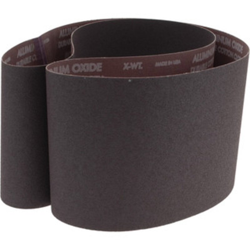 Norton 6 Wide x 60 OAL, 80 Grit, Aluminum Oxide Abrasive Belt Aluminum Oxide, Medium, Coated, X Weighted Cloth Backing, Series R228 78072722660 – 97451546