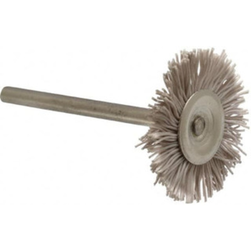 Osborn 1 OD, 1/8 Shank Diam, Nylon Wheel Brush 3/32 Face Width, 6,000 RPM 0007576600 – 00079632