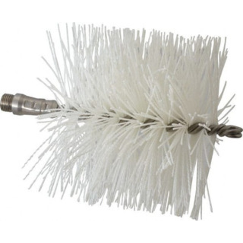 Schaefer Brush 4-1/2 Long x 5 Diam Nylon Tube Brush Single Spiral, 7 OAL, 0.036 Filament Diam, 1/4 Shank Diam 42618 – 66570300