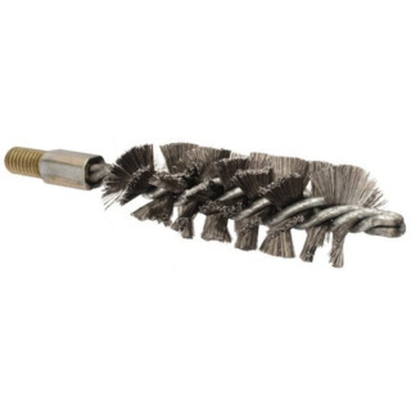 Value Collection 1-1/2 Diam Helical Stainless Steel Tube Brush Single Spiral, 0.012 Filament Diam, 4 Brush Length, 7 OAL, 1/2-12 Male Shank 83100026 – 04662540