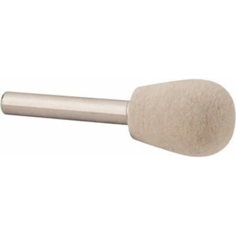 Value Collection 3/4 Diam 1/4 Shank Diam Medium Density Olive Shaped Mounted Bob 1 Head Length, 2 Shank Length, Wool Felt 516194 – 91068395