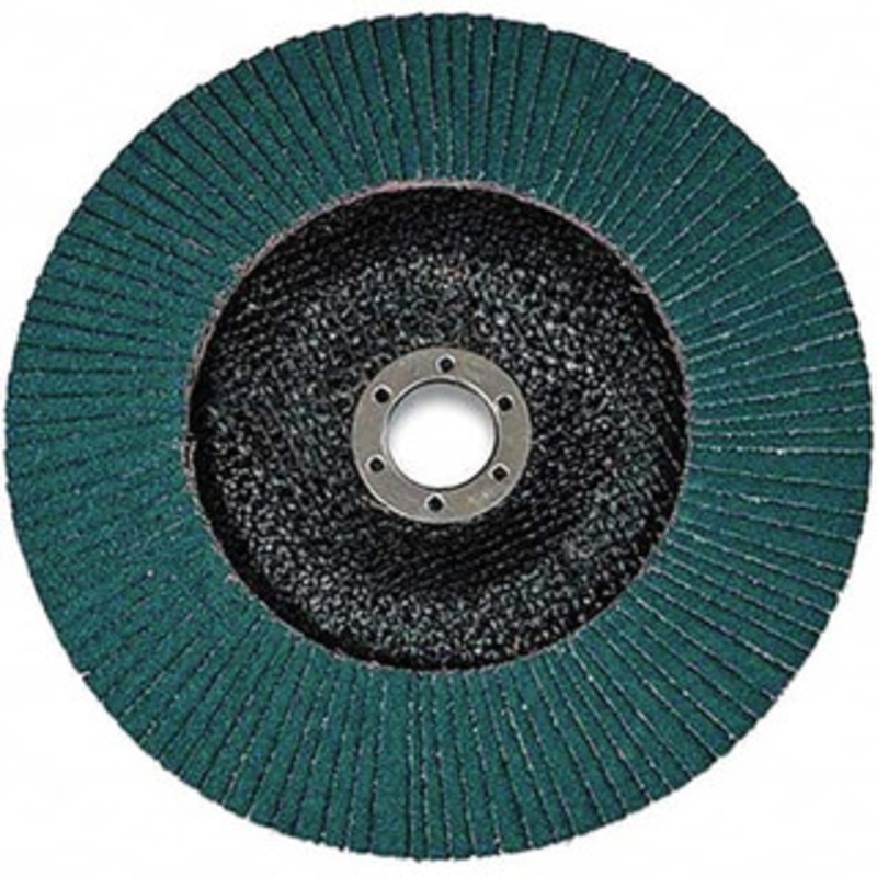 3M 7 80 Grit 7/8 Center Hole Type 29 Zirconia Alumina Flap Disc Medium Grade, Coated, Arbor Attachment, Cloth Backing, 8,600 RPM 7010308901 – 71370175