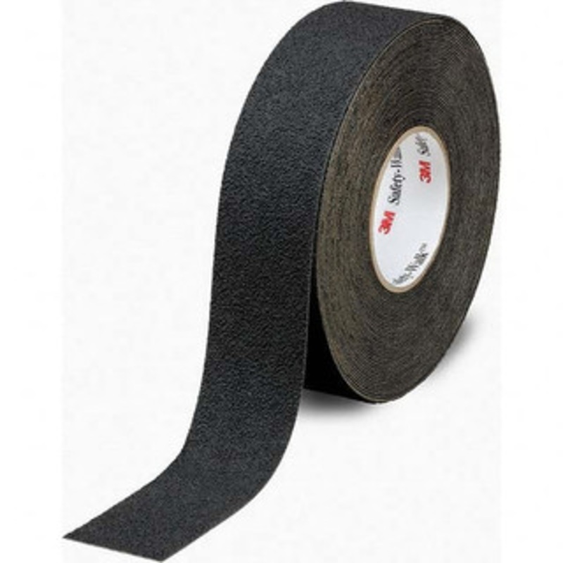 3M Floor & Egress Marking Tape & Strips, Type: Tape, Surface Type: Anti-Slip, Special Color Properties: No Special Color Properties, Color: Black, Pattern: Solid Color, Traffic Type: General Traffic 7000126118 – 79109260