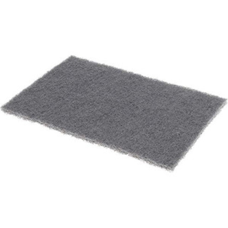 Norton Medium Grade, Silicon Carbide Hand Pad Gray, 6 Wide x 9 Long, Nonwoven 66261074600 – 05010475