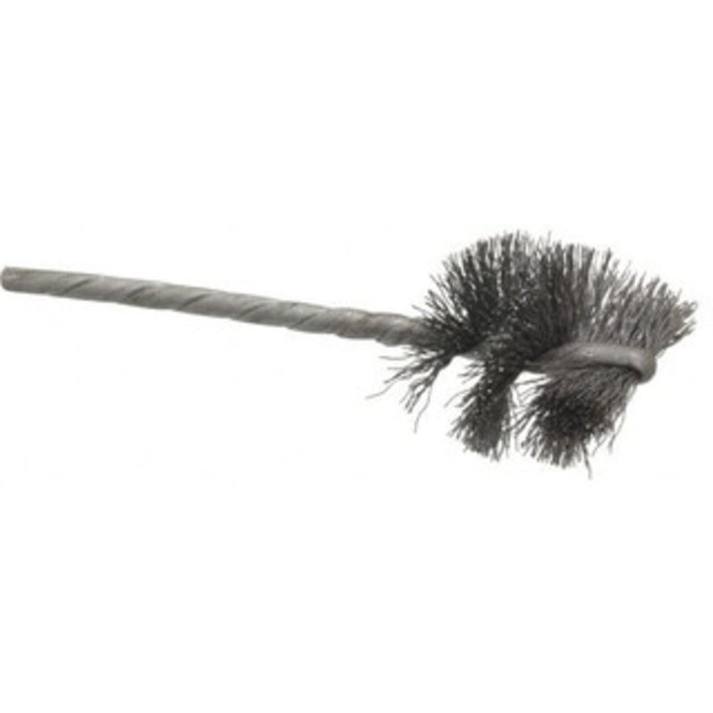 Osborn 1 Diam Helical Steel Tube Brush 0.008 Filament Diam, 1 Brush Length, 3-1/2 OAL, 1/8 Diam Shank 0003607300 – 03262292