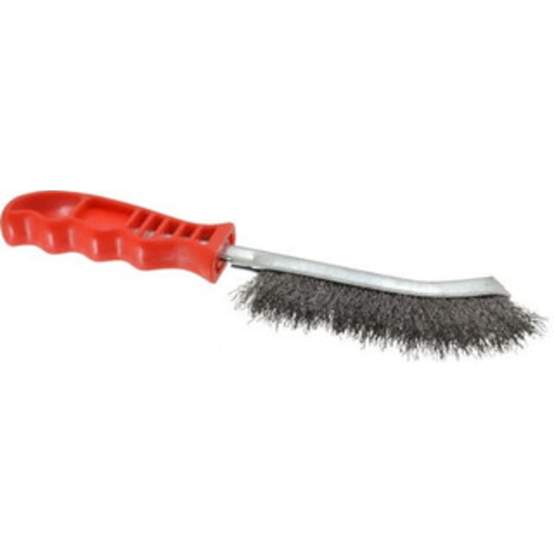 Value Collection 1 Trim Length Steel Hand Scratch Brush 5-1/2 Brush Length, 10 OAL, 1 Trim Length, Plastic Ergonomic Handle 17130.001 – 64955537