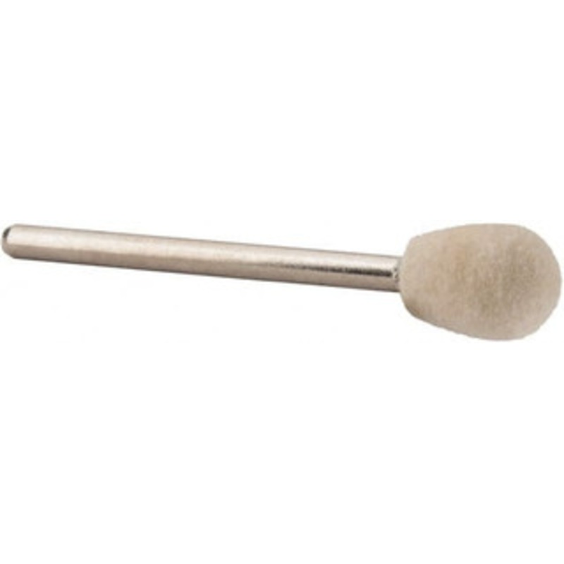 Value Collection 3/8 Diam 1/8 Shank Diam Medium Density Oval Shaped Mounted Bob 1/2 Head Length, 2 Shank Length, Wool Felt 516190 – 91068387