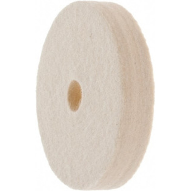 Value Collection 3 Diam x 1/2 Thick Unmounted Buffing Wheel 1 Ply, Polishing Wheel, 1/2 Arbor Hole, Hard Density 516003 – 91070144