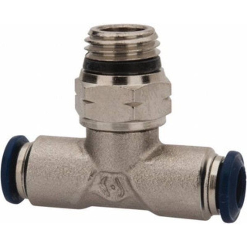 Value Collection 1/2 Outside Diam, 1/4 Universal, Nickel Plated Brass Push-to-Connect Tube Male Swivel Branch Tee 250 Max psi, Tube to Universal Thread Connection, Buna O-Ring 2555711963PRO – 81079634