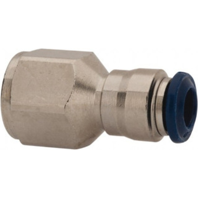 Value Collection 1/4 Outside Diam, 1/4 NPTF, Nickel Plated Brass Push-to-Connect Tube Female Connector 250 Max psi, Tube to Female NPT Connection, Buna O-Ring 2557514465PRO – 81080301