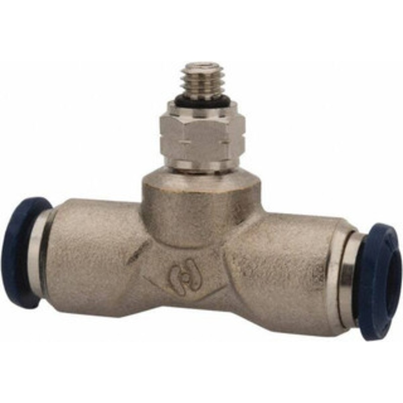 Value Collection 1/4 Outside Diam, 10-32 Universal, Nickel Plated Brass Push-to-Connect Tube Male Swivel Branch Tee 250 Max psi, Tube to Universal Thread Connection, Buna O-Ring 2555714065PRO – 81079675
