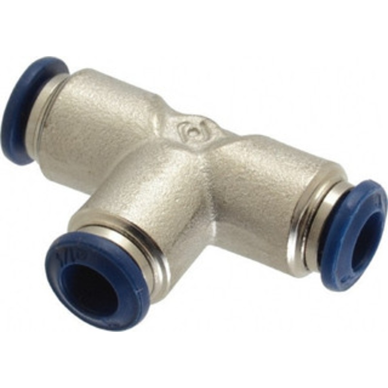 Value Collection 1/4 Outside Diam, Nickel Plated Brass Push-to-Connect Tube Union Tee 250 Max psi, Tube to Tube Connection, Buna O-Ring 2556001465PRO – 89911622