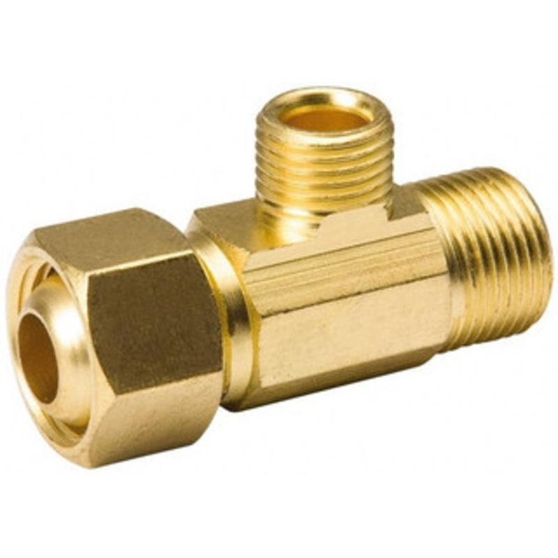 Value Collection 1/4 Tube OD x 3/8 FIP Brass Compression Tube Tee FIP x Comp Ends 993-015NL – 45884442