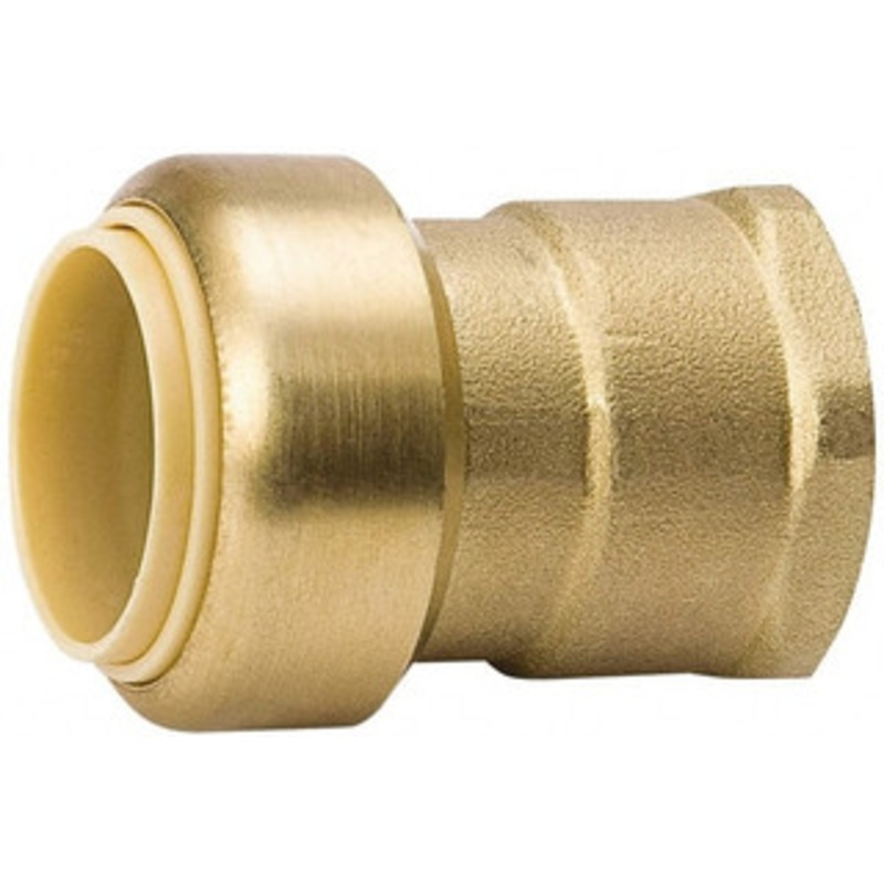 Value Collection 1 Outside Diam, 1 NPT, Brass Push-to-Connect Tube Female Connector 200 Max psi, Tube to Female NPT Connection, EPDM O-Ring 6630-205 – 70769856