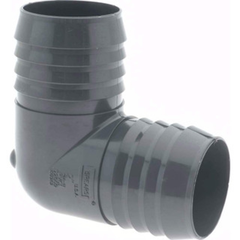 Value Collection 2 Barb, Multiple Barbed Tube Insert Elbow PVC, Male 1406-020 – 37004033