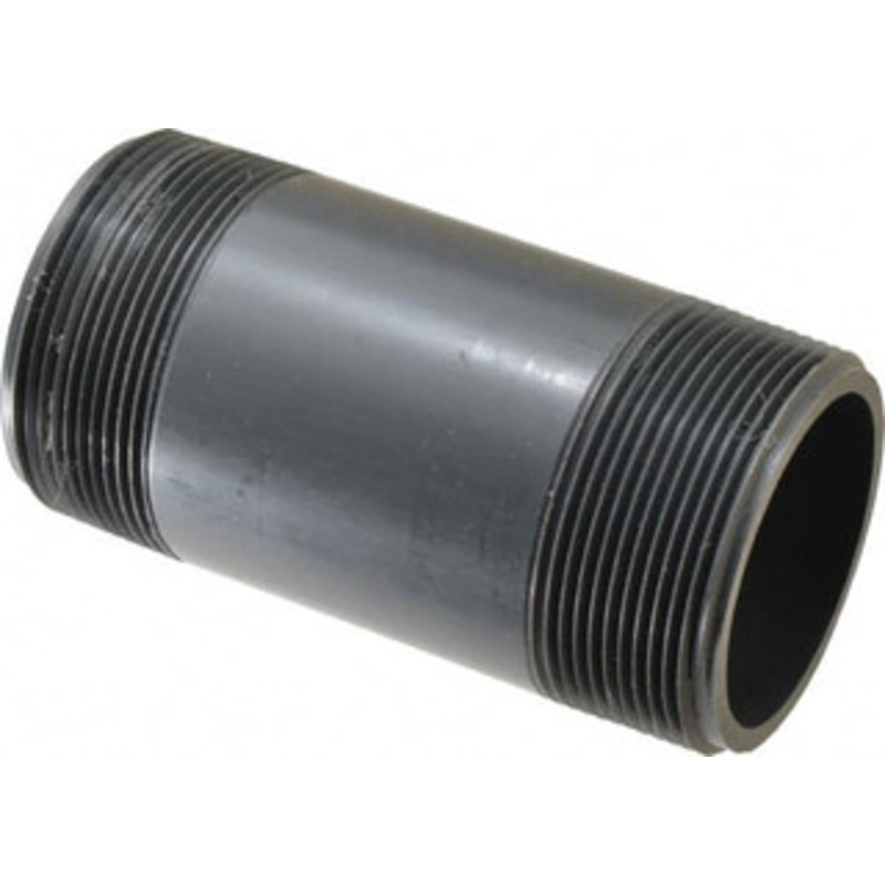 Value Collection 2 Pipe, 4-1/2 Long PVC Threaded Plastic Pipe Nipple Schedule 80, Gray 887-045 – 37004991