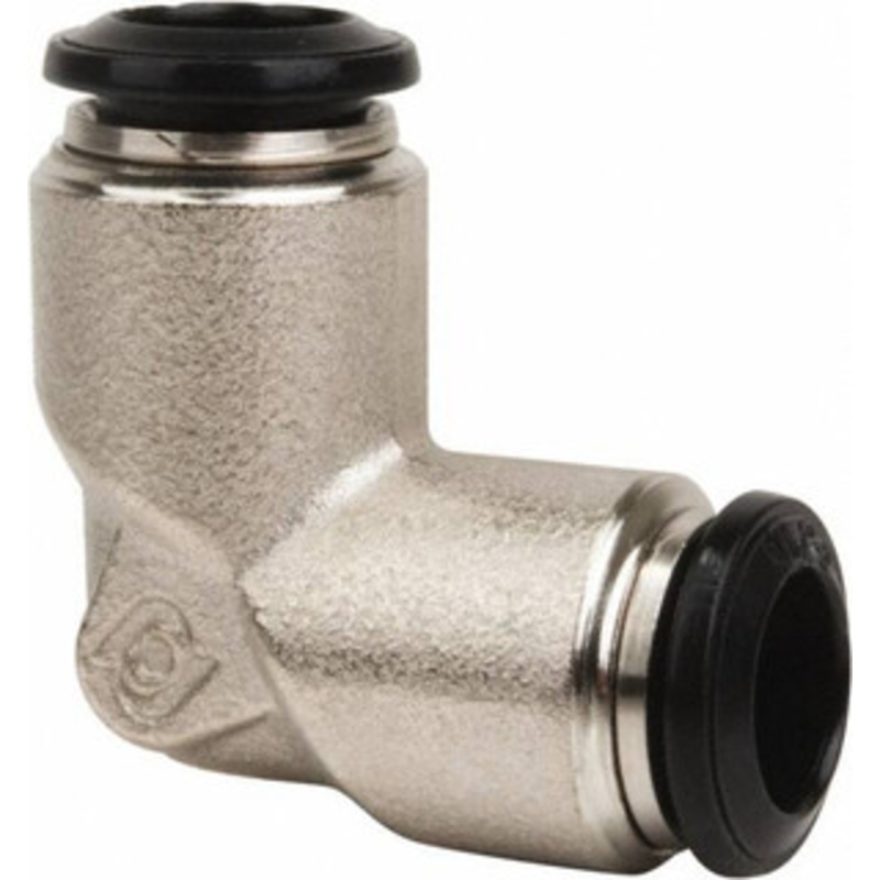 Value Collection 6mm Outside Diam, Nickel Plated Brass Push-to-Connect Tube Union Elbow 250 Max psi, Tube to Tube Connection, Buna O-Ring 2555906665PRO – 61761714