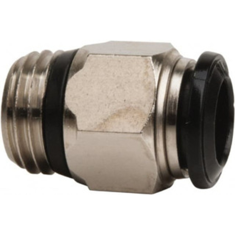 Value Collection 8mm Outside Diam, 3/8 Universal, Nickel Plated Brass Push-to-Connect Tube Male Connector 250 Max psi, Tube to Universal Thread Connection, Buna O-Ring 2555509165PRO – 61761037