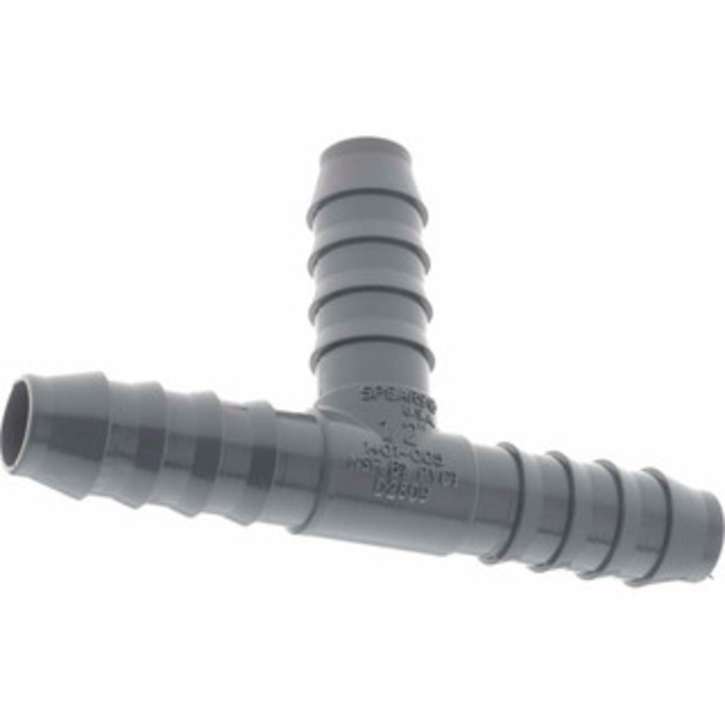 Value Collection 1/2 Barb, Multiple Barbed Tube Insert Tee PVC, Male 1401-005 – 37003837