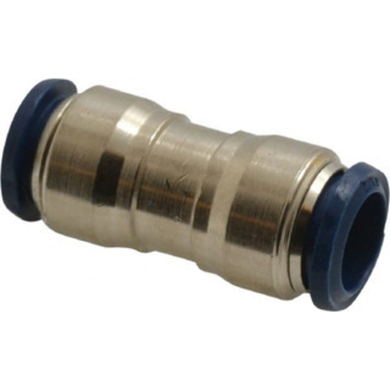 Value Collection 1/2 Outside Diam, Nickel Plated Brass Push-to-Connect Tube Union 250 Max psi, Tube to Tube Connection, Buna O-Ring 2555801263PRO – 89911580
