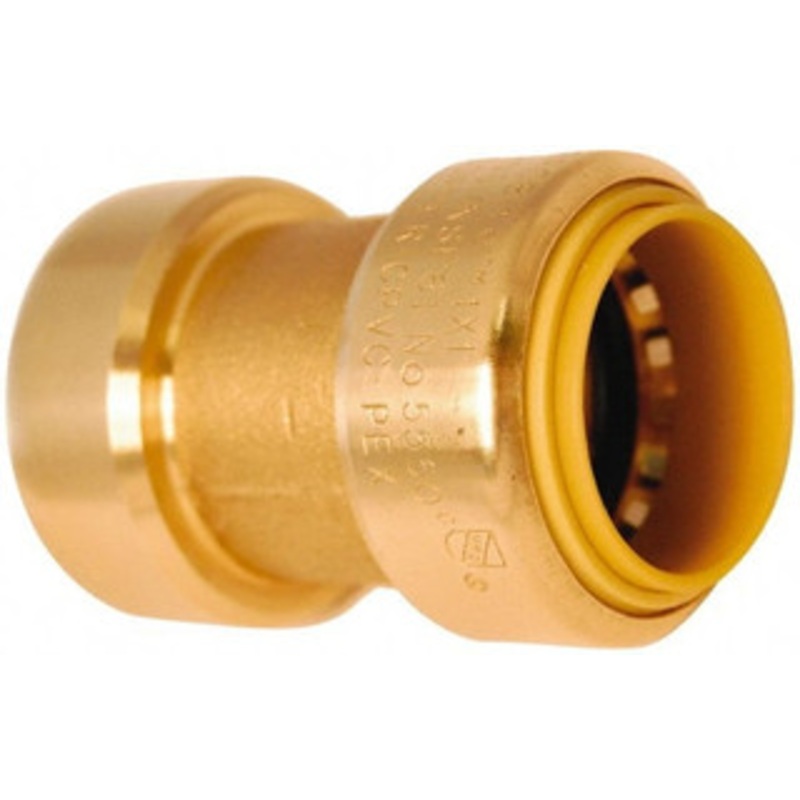Value Collection 1 Tube OD, 1-1/8 Standard Brass Push-to-Connect Tube Union Tube to Tube Connection, 200 Max psi, EPDM O-Ring 6630-005 – 70769906