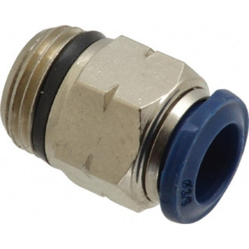 Value Collection 3/8 Outside Diam, 3/8 Universal, Nickel Plated Brass Push-to-Connect Tube Male Connector 250 Max psi, Tube to Universal Thread Connection, Buna O-Ring 2555538365PRO – 89911374
