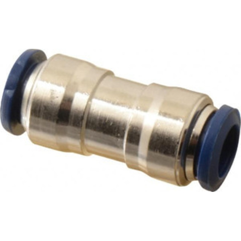 Value Collection 3/8 Outside Diam, Nickel Plated Brass Push-to-Connect Tube Union 250 Max psi, Tube to Tube Connection, Buna O-Ring 2555803865PRO – 89911556