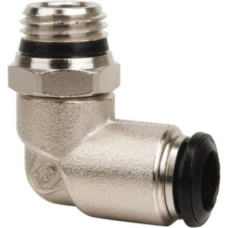 Value Collection 8mm Outside Diam, 3/8 Universal, Nickel Plated Brass Push-to-Connect Tube Male Swivel Elbow 250 Max psi, Tube to Universal Thread Connection, Buna O-Ring 2555609165PRO – 61762167