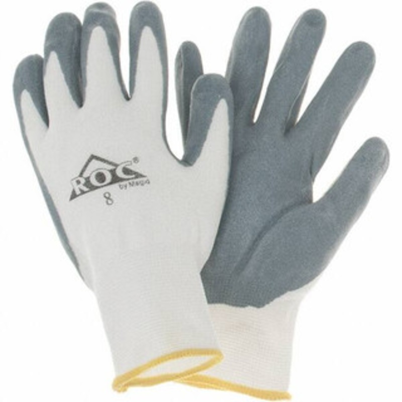 Value Collection 12 Pairs Size M Polyurethane Coated Work Gloves Gray, Paired BD-GP5618 – 53610051