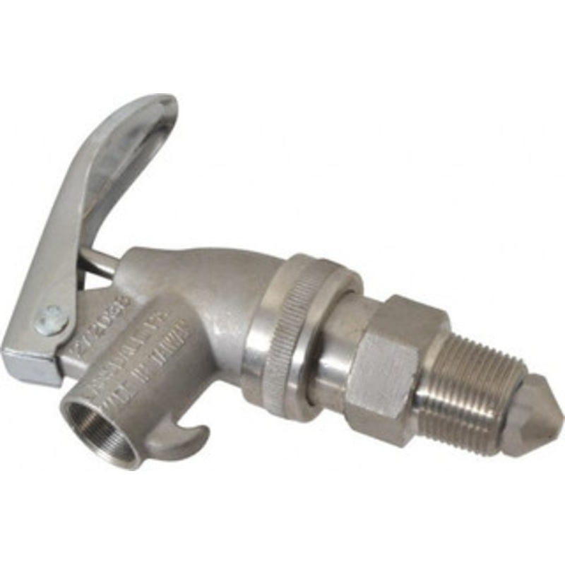 Value Collection 3/4 NPT Stainless Steel Adjustable Drum Faucet FM Approved, Internal Arrester, Self Closing 272038 – 89783492