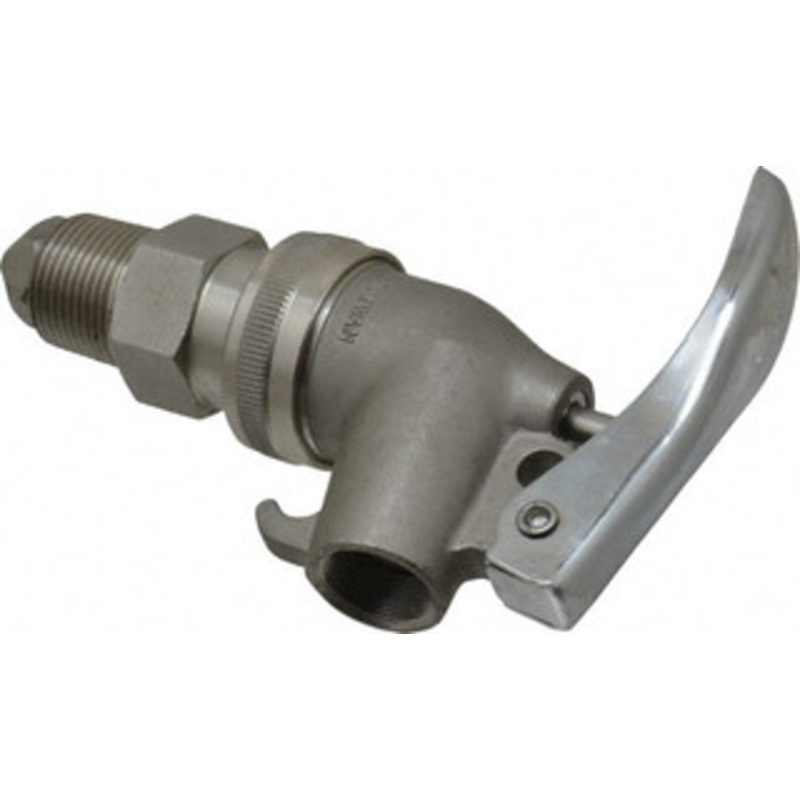 Value Collection 3/4 NPT Stainless Steel Adjustable Drum Faucet Internal Arrester, Self Closing 08916 – 89847693