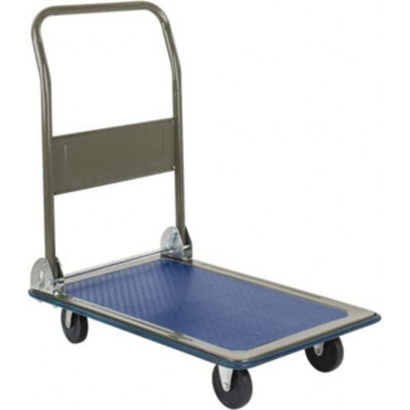 Value Collection 300 Lb Capacity Steel Platform Truck 29 Long x 19 Wide x 32 High, 4 Diam Casters CTR0005 – 01673359