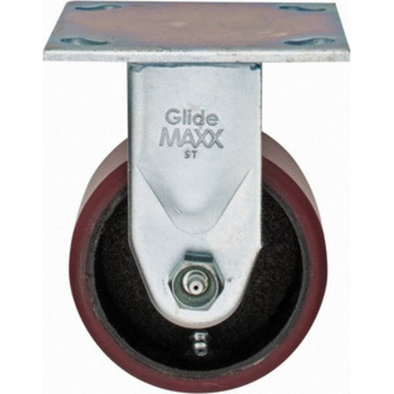 Value Collection 4 Diam x 2 Wide x 5-5/8 OAH Top Plate Mount Rigid Caster Polyurethane, 700 Lb Capacity, Roller Bearing, 4 x 4-1/2 Plate GMC-SI-0062 – 66028150